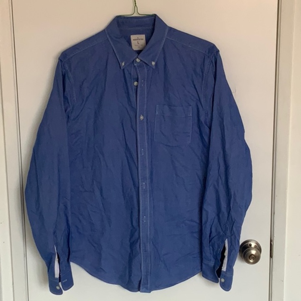 Gap Blue Button Down Oxford Shirt